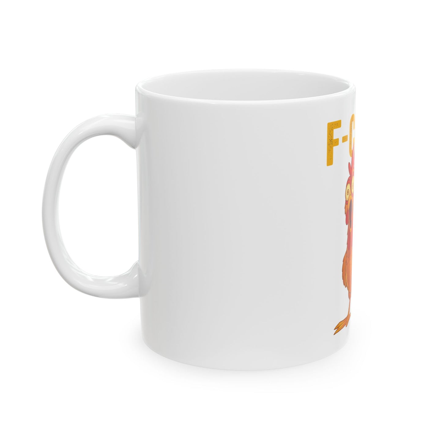 F-CAW-F Chicken Mug (White)