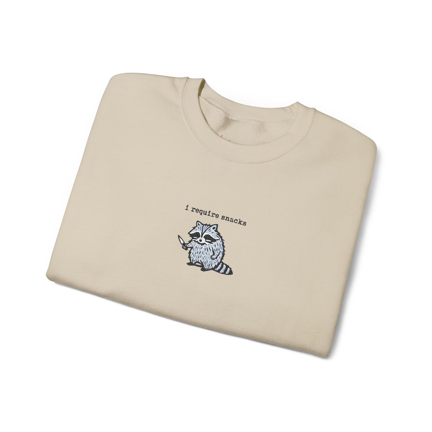 "I Require Snacks" Sweatshirt (Unisex)