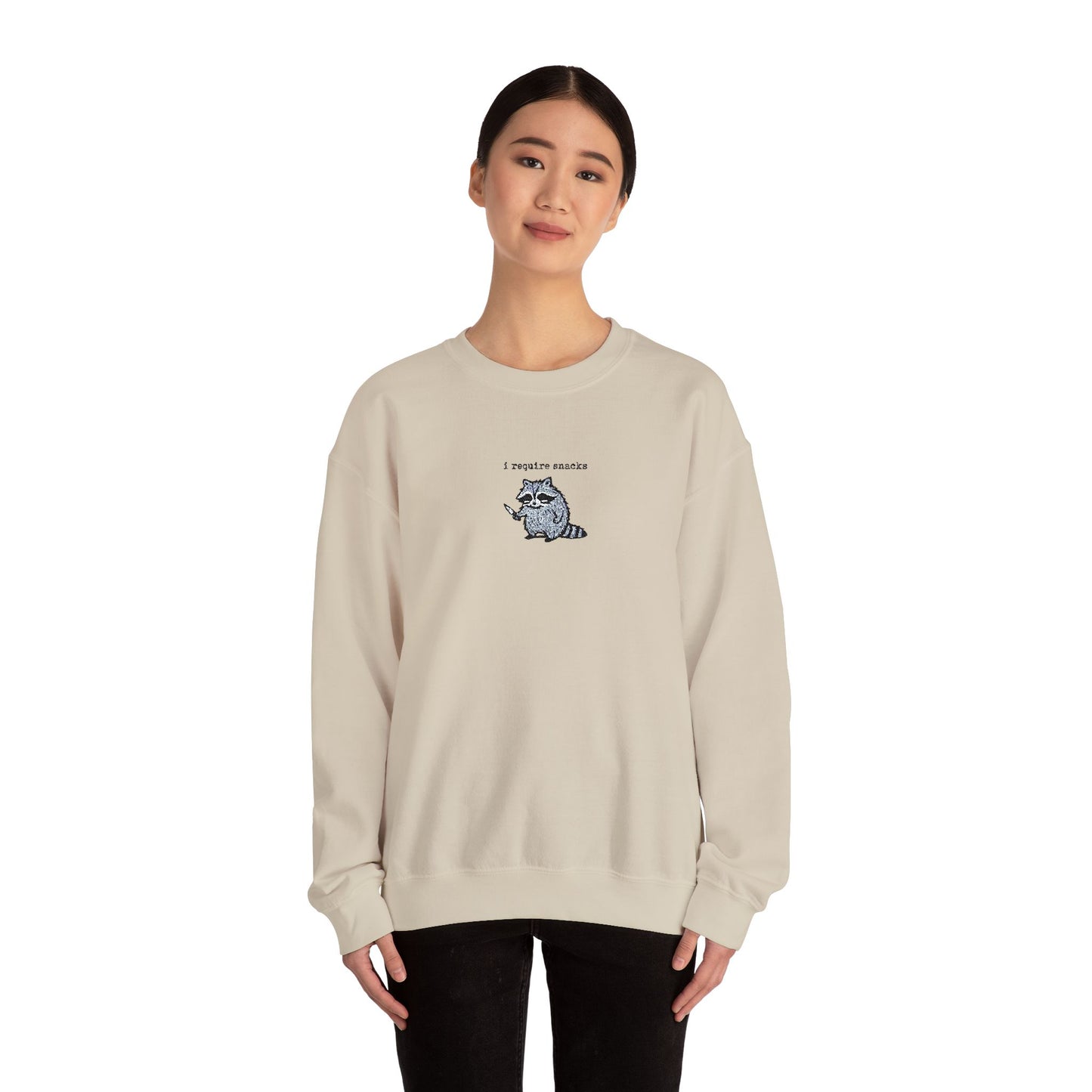 "I Require Snacks" Sweatshirt (Unisex)