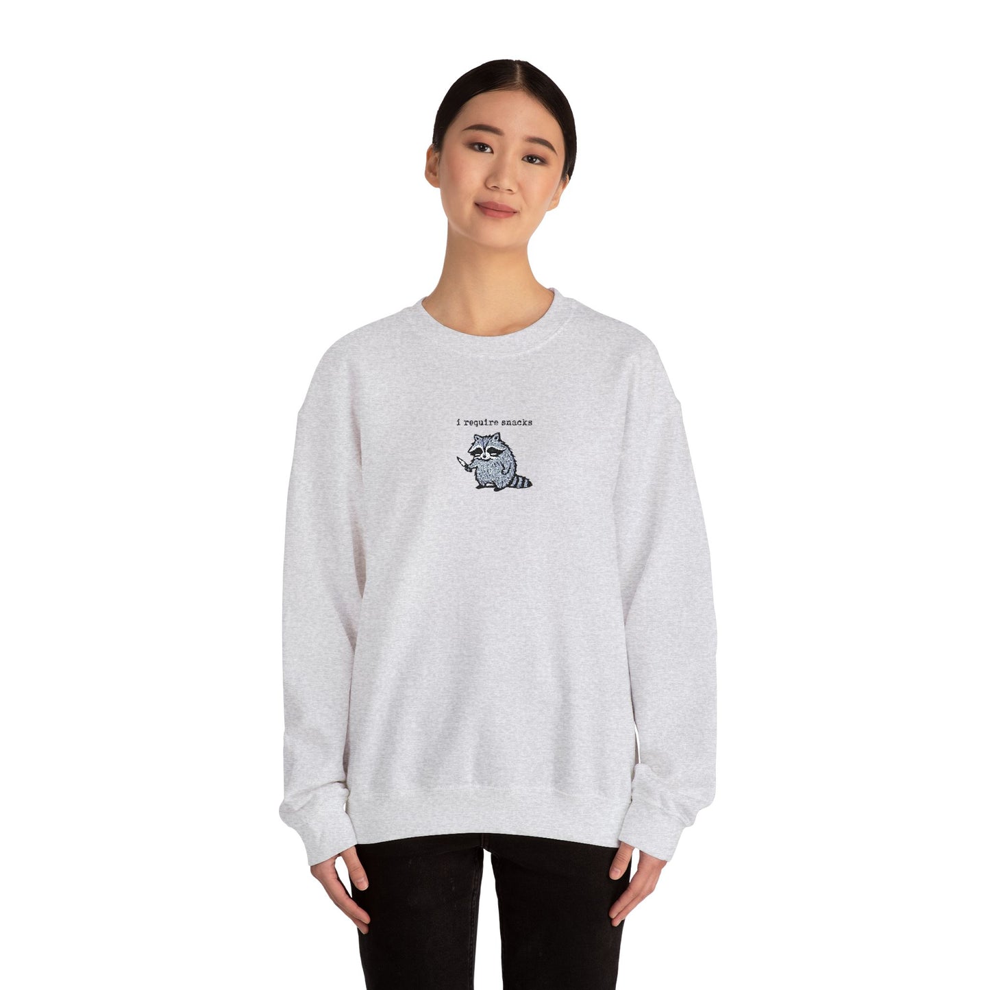 "I Require Snacks" Sweatshirt (Unisex)