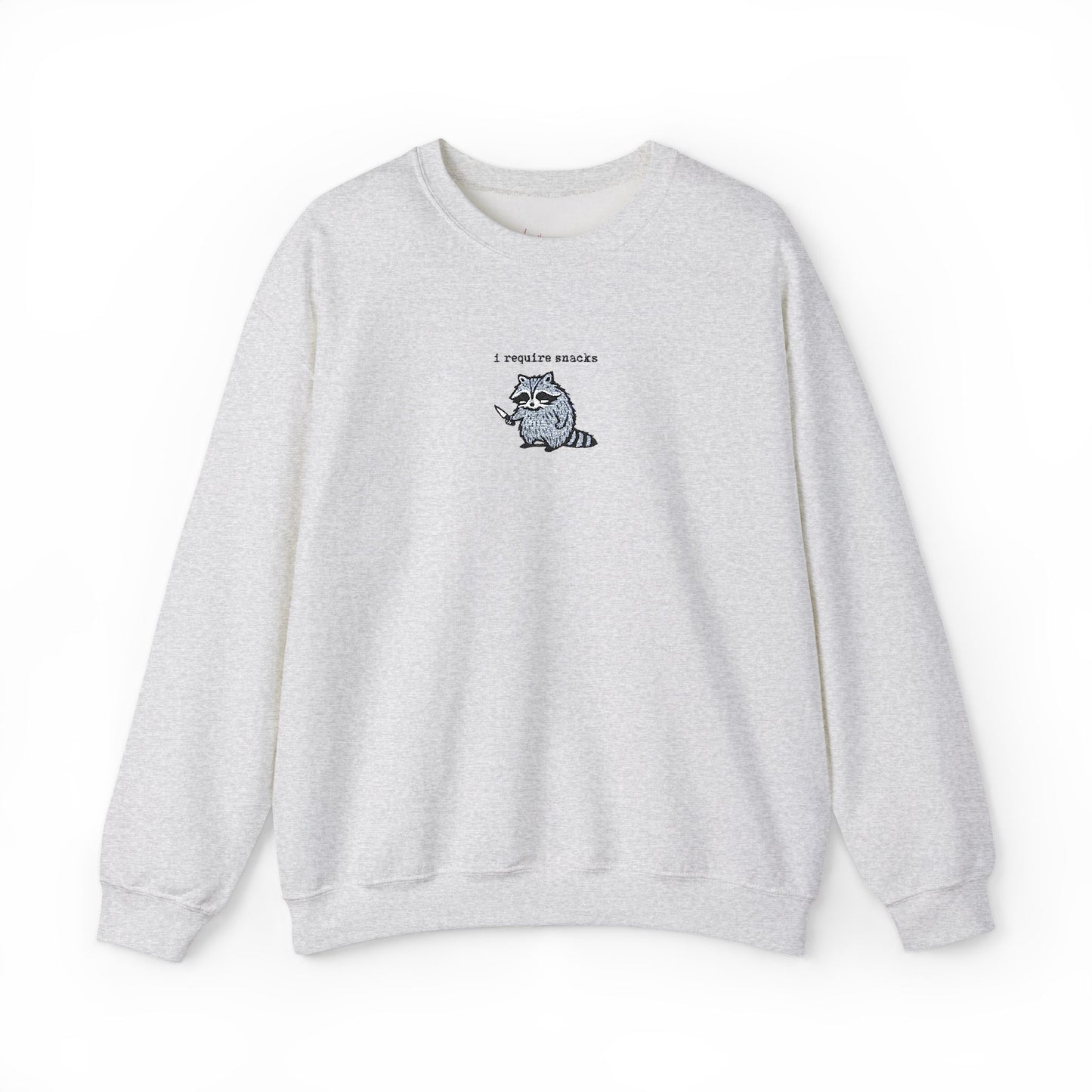 "I Require Snacks" Sweatshirt (Unisex)
