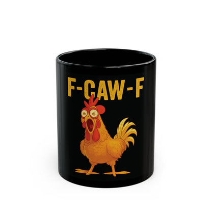 F-CAW-F Chicken Mug (Black)