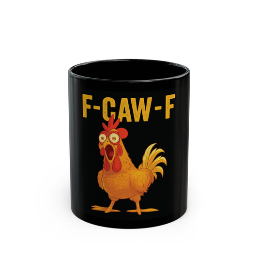 F-CAW-F Chicken Mug (Black)