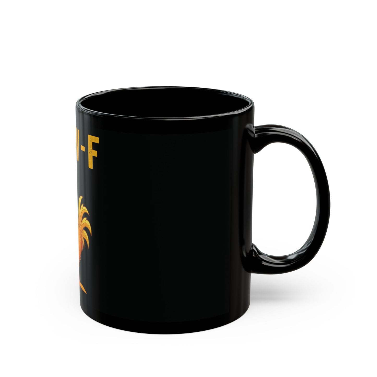 F-CAW-F Chicken Mug (Black)