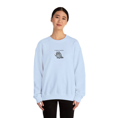 "I Require Snacks" Sweatshirt (Unisex)