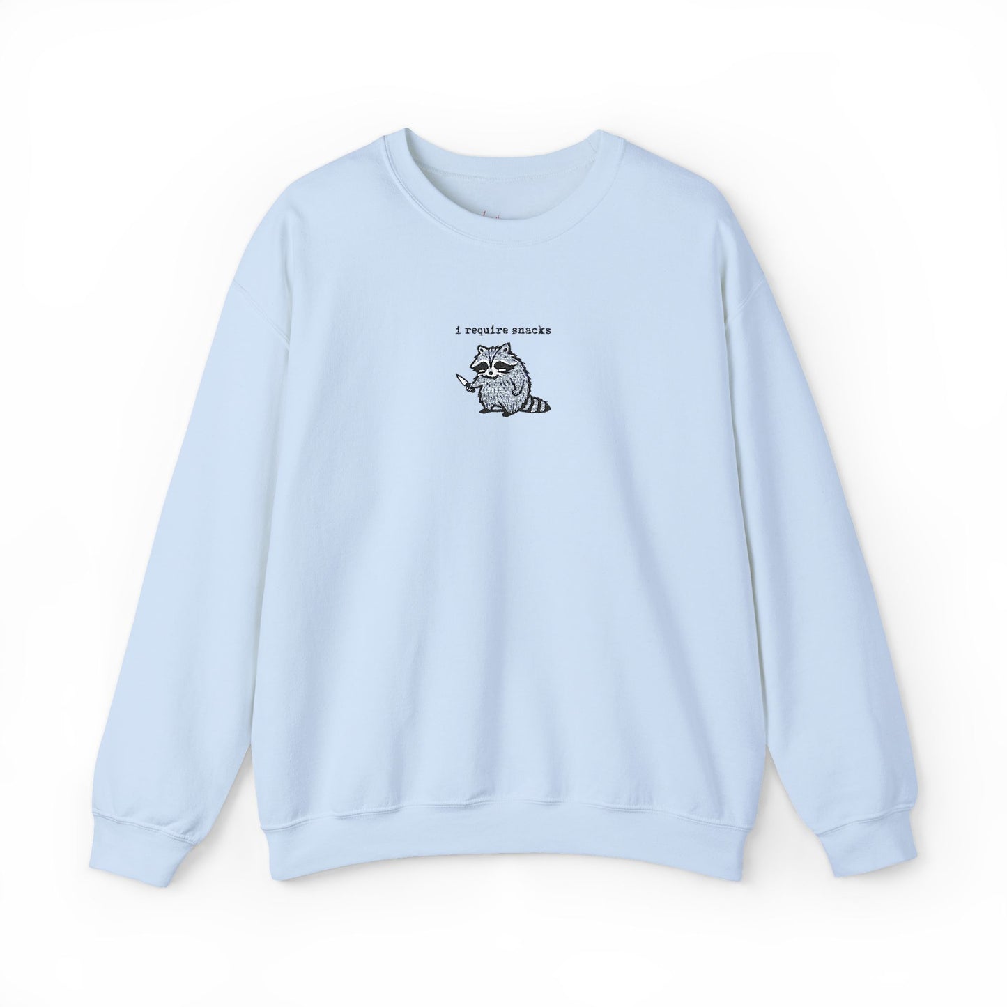 "I Require Snacks" Sweatshirt (Unisex)