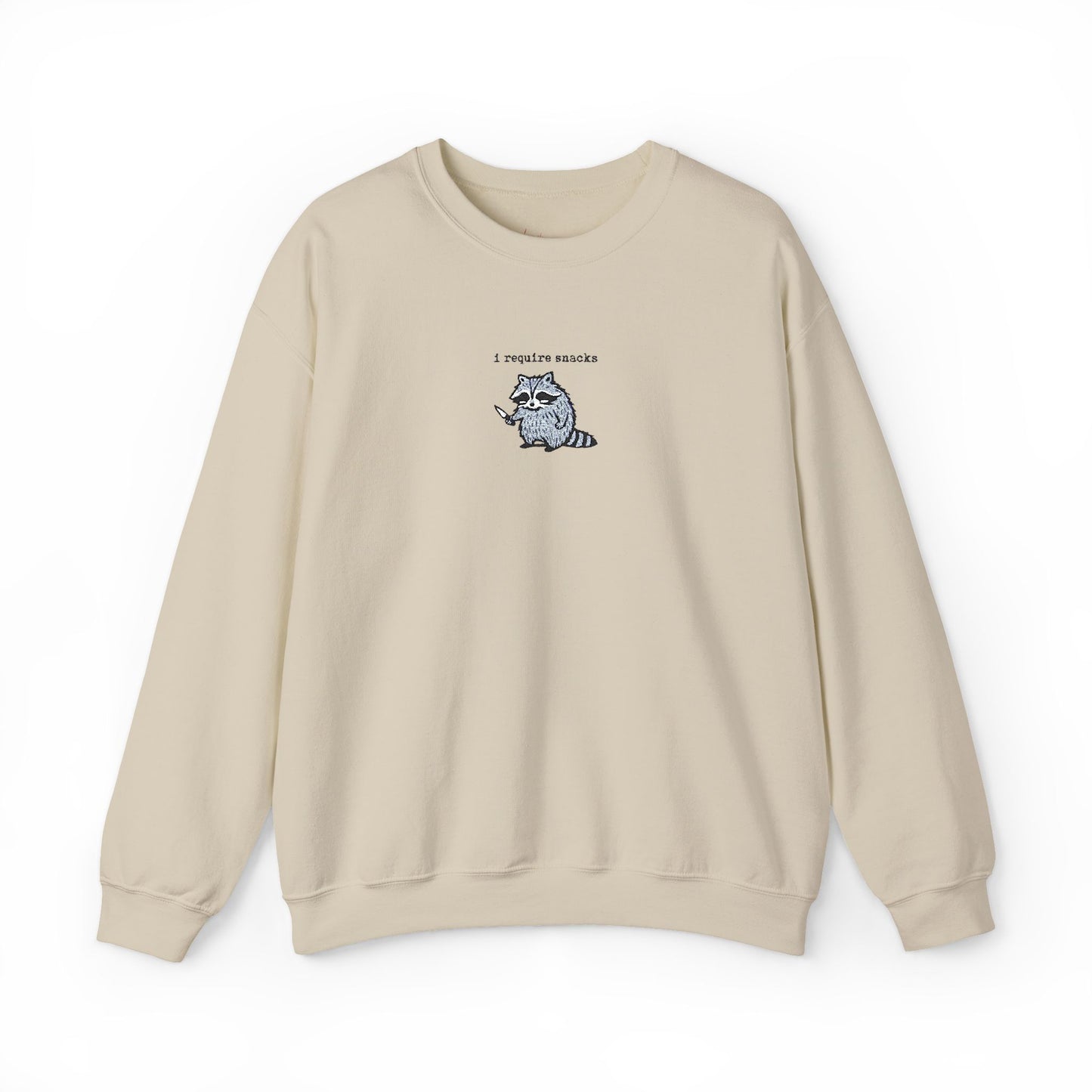 "I Require Snacks" Sweatshirt (Unisex)